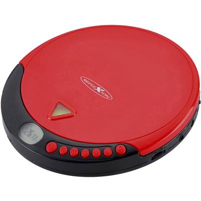 Reflexion PCD510MF prenosný CD prehrávač - diskman CD, CD-R, CD-RW, MP3  červená