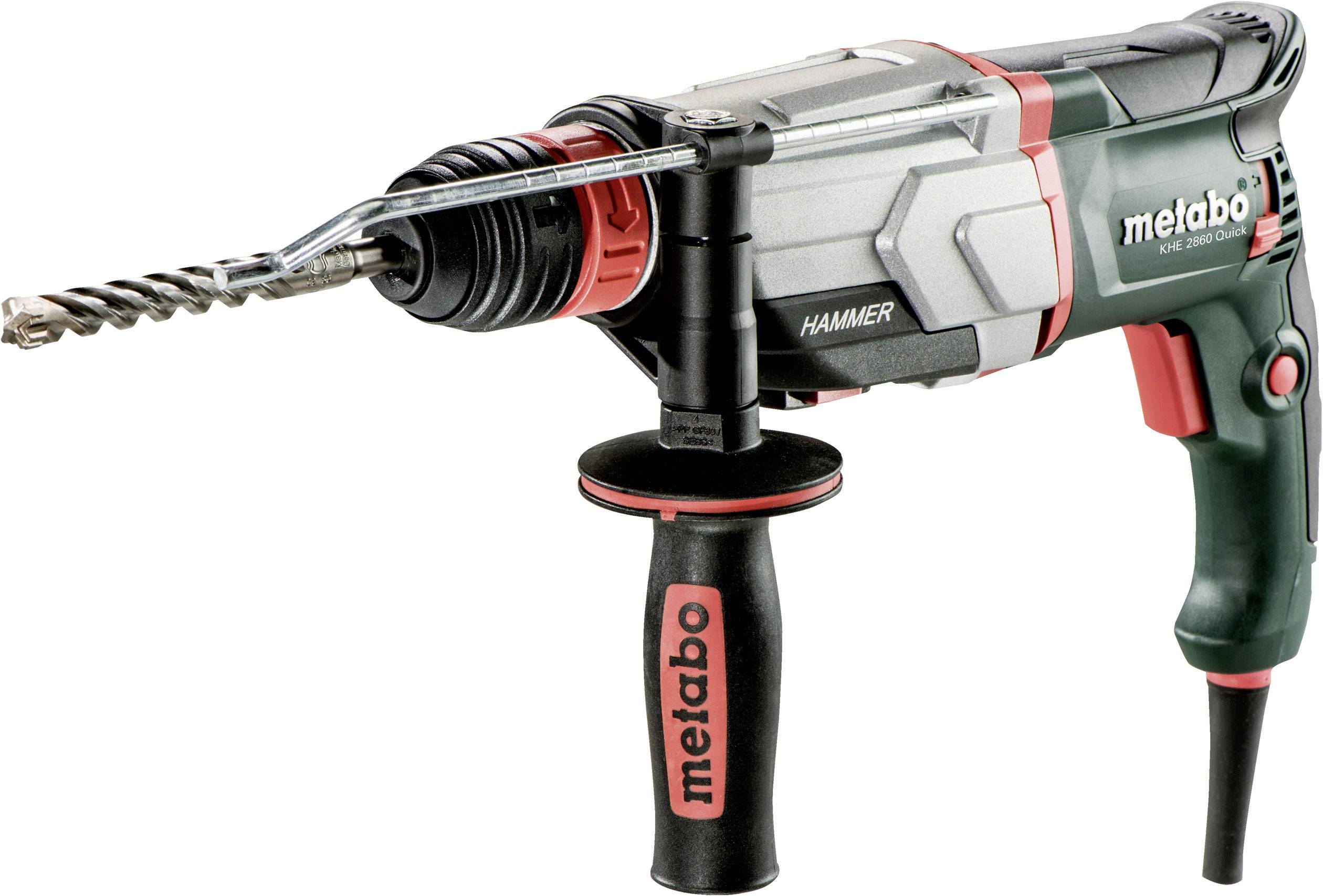 Metabo KHE 2860 Quick SDS-Plus-Mejselhammare, Borrhammare, Kombihammare 880 W inkl. väska