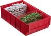 Allit 456531 skladový box stohovateľné (d x š x v) 185 x 300 x 81 mm červená 1 ks