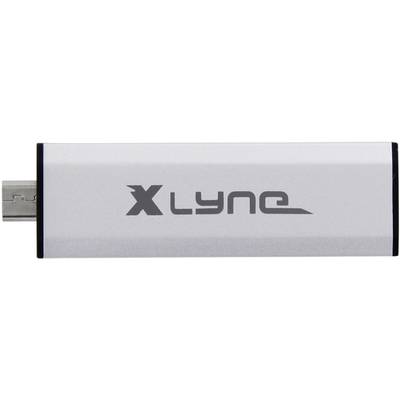 Xlyne "OTG" USB pamäť pre smartphone a tablet  strieborná 32 GB USB 3.2 Gen 1 (USB 3.0), micro USB 2.0