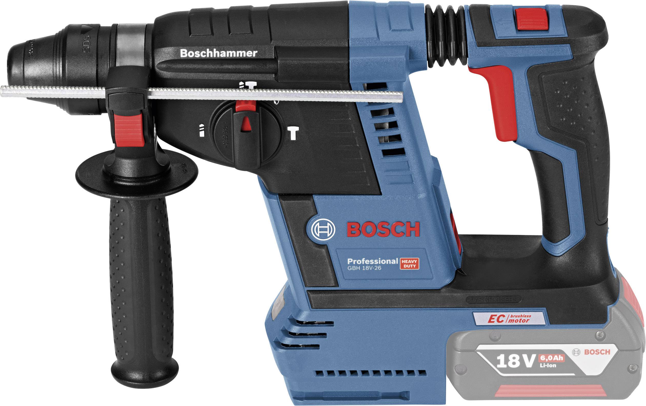 Bosch Professional GBH 18V-26 SDS-Plus-Borrhammare batteri 18 V Li-Ion inkl. väska, exkl. batteri/laddare, Utan laddare