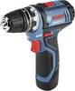 Bosch Professional GSR 12V-15 FlexiClick aku vŕtací skrutkovač, 12 V, 2 Ah Li-Ion akumulátor vr. 2x aku, vr. nabíjačky, + púzdro, 06019F6001