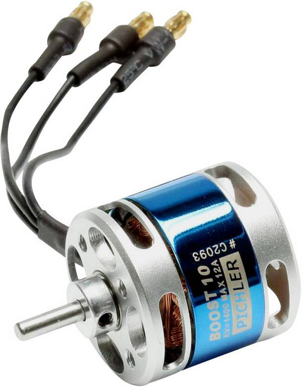 Pichler Modellbau Boost 10 brushless elektromotor pre modely lietadiel KV (ot./min / V): 1400