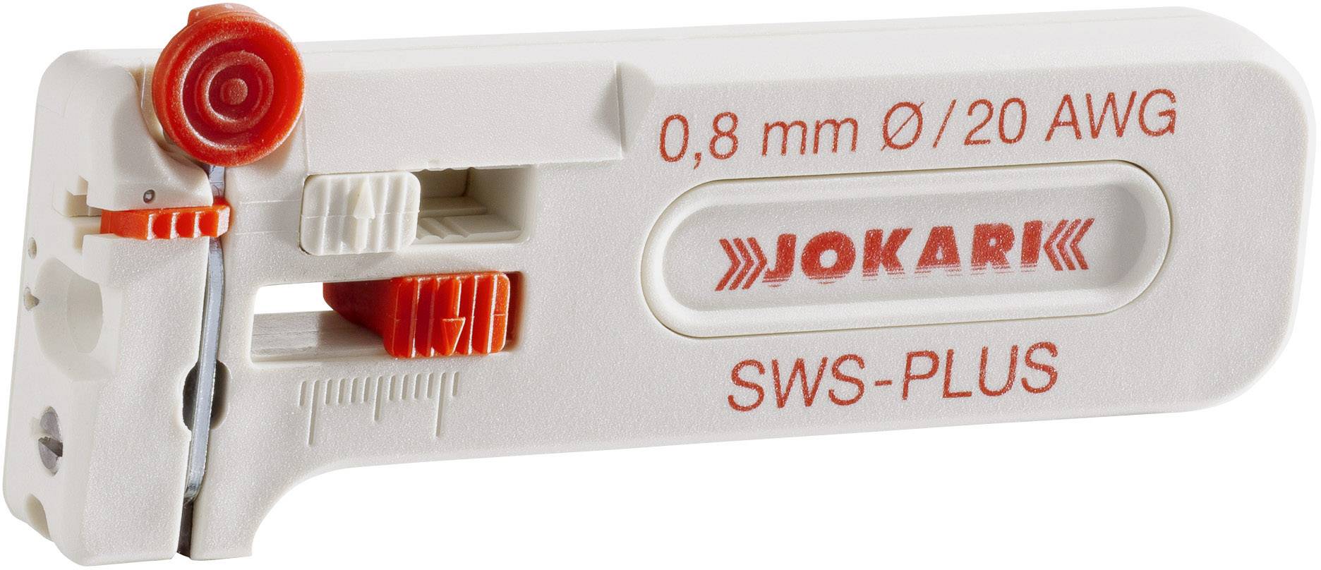 Jokari T40105 SWS-Plus 080 kliešte pre odizolovanie Vhodné pre odizolovacie kliešte vodič s PVC izoláciou 0.8 do 0.80 mm-0