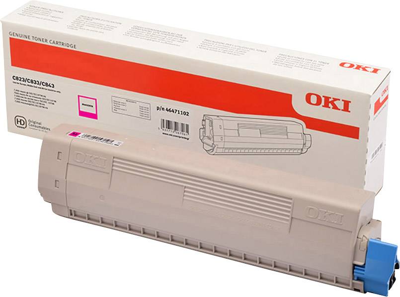 OKI Toner C823 C833 C843 Originale Magenta 7000 pagine 46471102