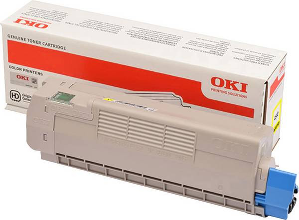 OKI C612 náplň do tlačiarne originál náhradný OKI 46507505 žltá Maximálny rozsah stárnek 6000 Seiten