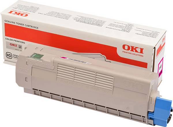 OKI C612 náplň do tlačiarne originál náhradný OKI 46507506 purpurová Maximálny rozsah stárnek 6000 Seiten