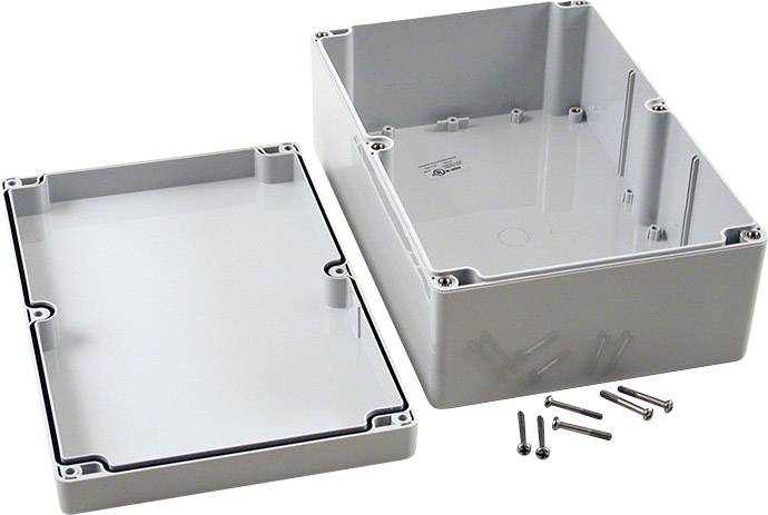 Hammond Electronics 1554VA2GY 1554VA2GY Universele behuizing 240 x 160 x 90 Polycarbonaat Grijs 1 stuk(s)