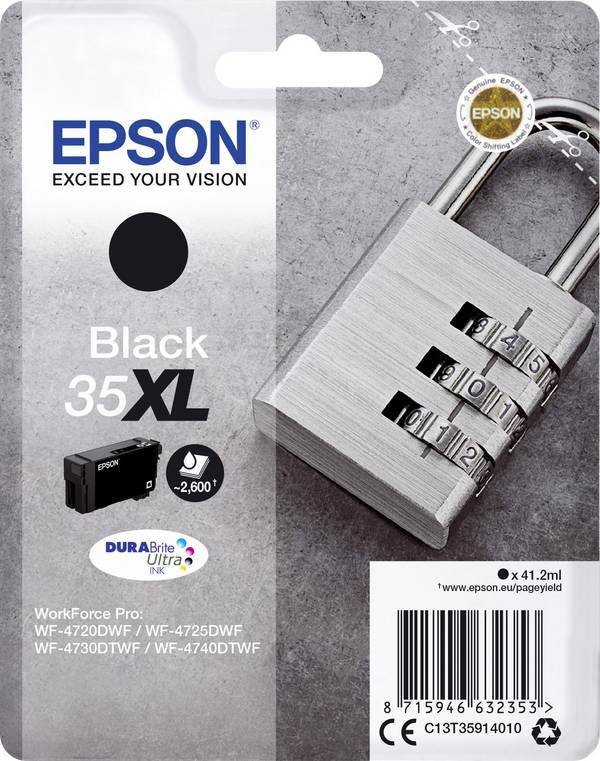 Epson 35XL atramenty originál náhradný Epson C13T35914010 čierna