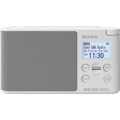 Sony XDR-S41D stolný rádio DAB+, DAB, FM    biela
