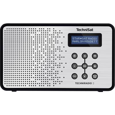TechniSat TechniRadio 2 prenosné rádio DAB+, FM    čierna, strieborná