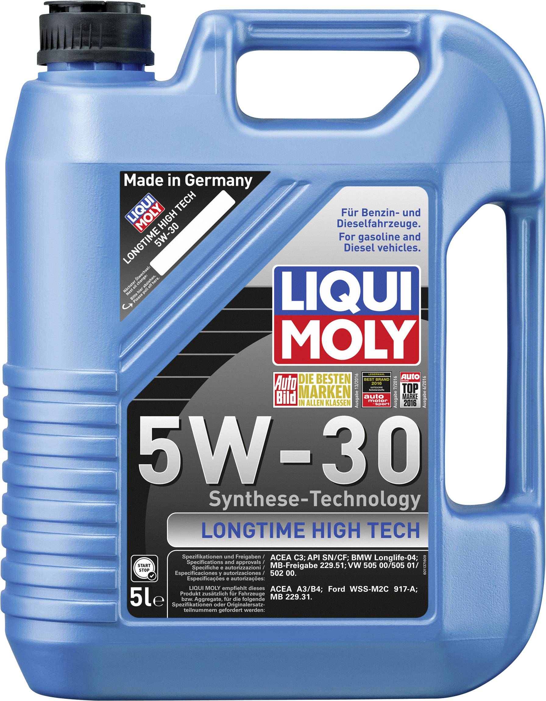 Liqui Moly 5W-30 1137 motorový olej 5 l