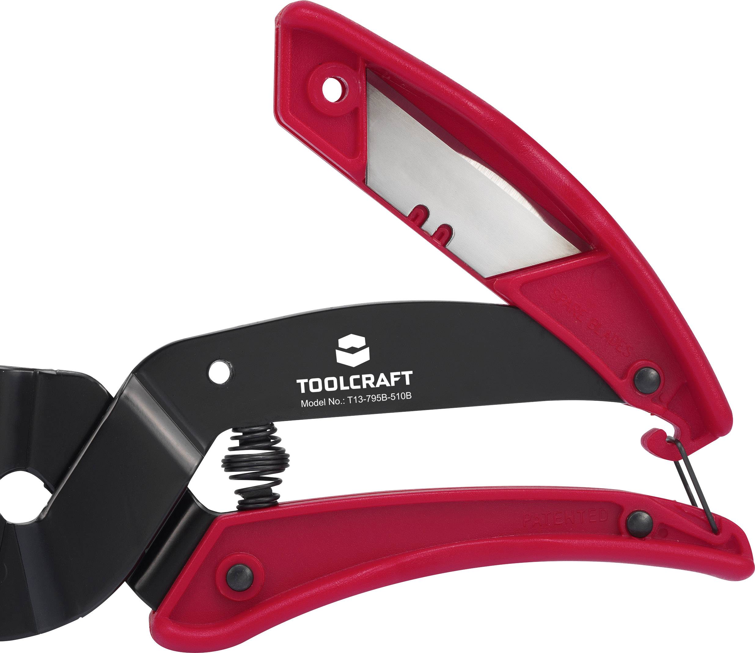 TOOLCRAFT 1553062 nožnice na káblové lišty a kanály Vhodné pre (odizolační technika) káblové kanály 15 mm-10
