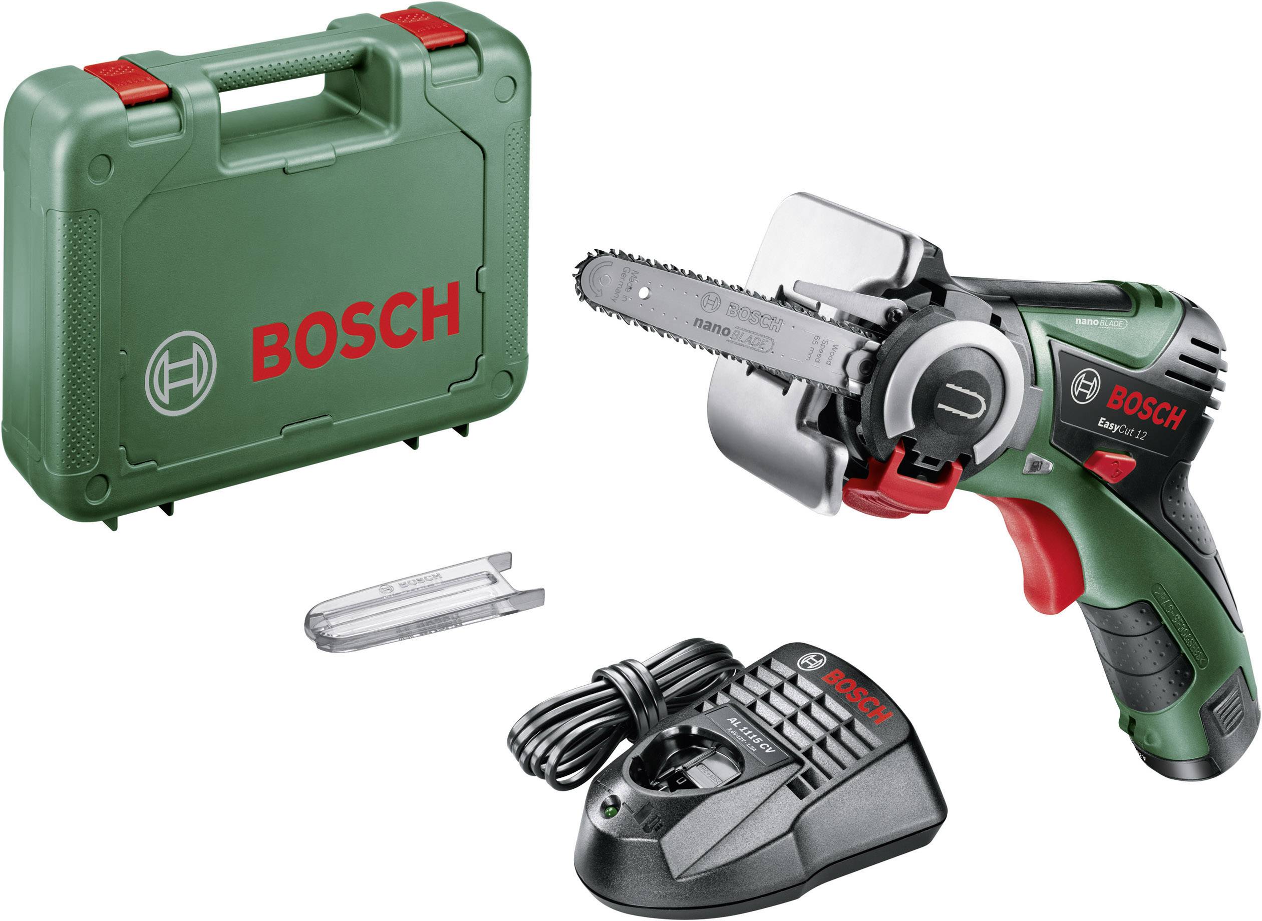 Bosch Home and Garden EasyCut 12 akumulátorová motorová píla, + akumulátor, + púzdro, 12 V, 2.0 Ah, 06033C9000
