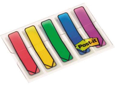 Post-it Plakindex 7000038078 Rood, Blauw, Geel, Groen, Lila