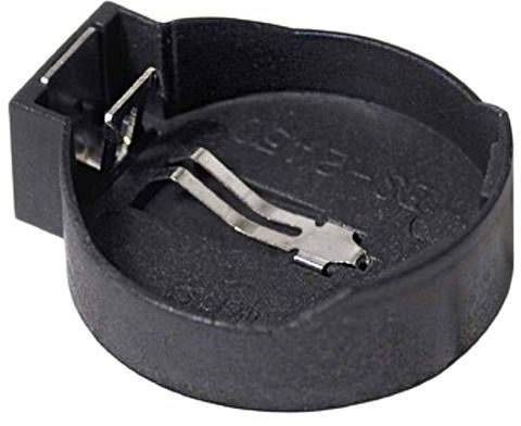 MPD BS-2450 Portabatteria a bottone 1x CR 2450 Orizzontale, Foro passante THT (L x L x A) 30 x 27 x 13 mm