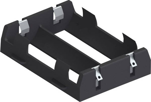 Keystone Electronics 1109 batériový držák 2x 26650 spájkovaný konektor (d x š x v) 77 x 56 x 19 mm