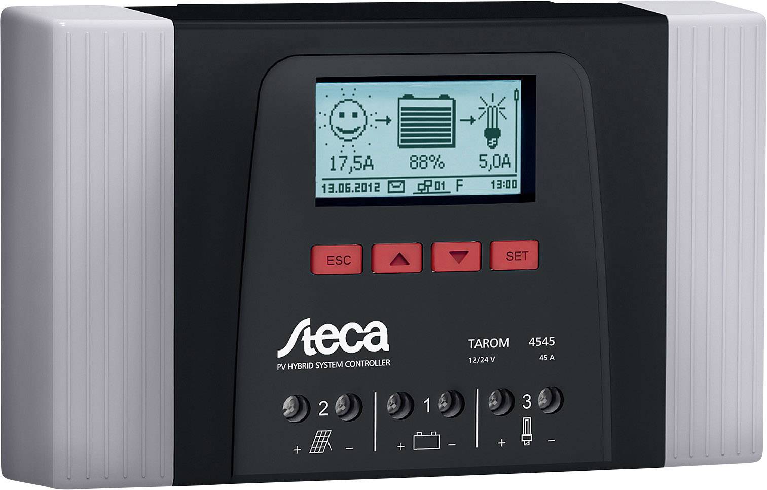 Steca Tarom 4545-12/24 Regolatore di carica PWM 12 V, 24 V 45 A