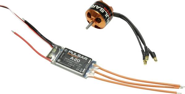 Pichler Modellbau PULSAR P15-1000 Combo brushless elektromotor pre modely lietadiel KV (ot./min / V): 1000