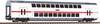 Piko H0 58802 H0 InterCity osobný automobil spoločnosti DB AG Dvojpodlažné auto 1. triedy
