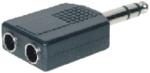 Stereo-audioadaptér, dva vstupy na jeden konektor. Premieňa dva audiovýstupy na jeden 3,5 mm konektor.
