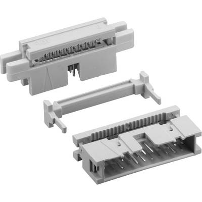TRU COMPONENTS pinová lišta (štandardná) 869 Počet pólov 26 Raster (rozteč): 2.54 mm TC-0738-26-10-0-60 1 ks