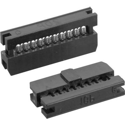 TRU COMPONENTS TC-0686343-30-60-1 konektor pre ploché káble Raster (rozteč): 2 mm Počet pólov: 30 Počet riadkov: 2 1 ks