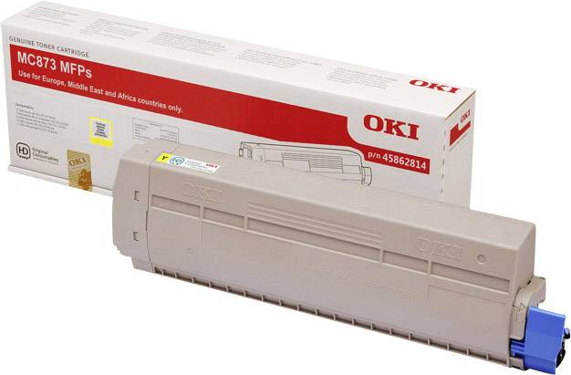 OKI MC873 toner originál žltá Maximálny rozsah stárnek 10000 Seiten-0