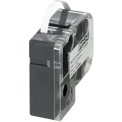 Sivý, priehľadný elektronický adaptér od spoločnosti Phoenix Contact s bielou etiketou zobrazujúcou model a katalógové číslo.
