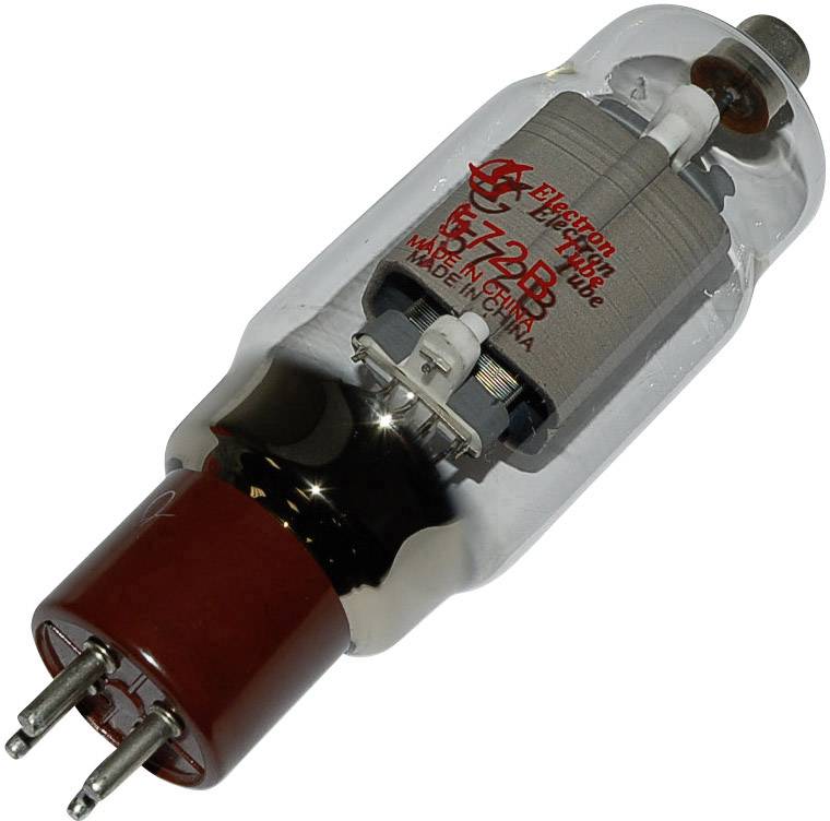 Elektronická dióda s dvoma vývodmi a kovovými súčasťami vo vnútri, označená nápisom "Made in China".