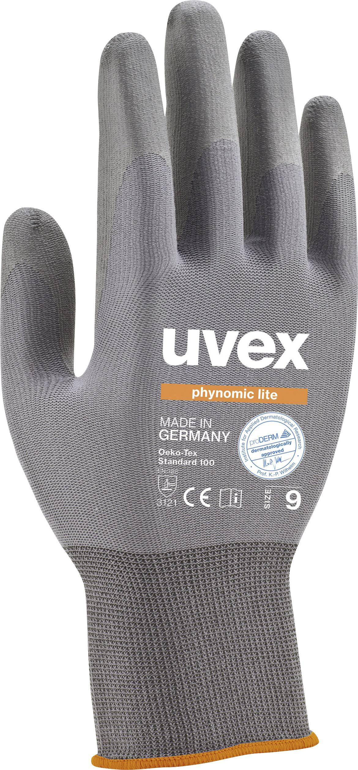uvex phynomic lite 6004006 Nylon Guanto da lavoro Taglia (Guanti): 6 EN 388 1 pz.