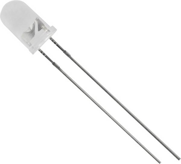 HuiYuan 5034W2C-CSB-A LED s vývodmi   biela guľatý 5 mm 2250 mcd 20 °, 25 ° 20 mA