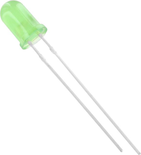 TRU COMPONENTS Bedrade LED Groen Rond 5 mm 175 mcd 50 ° 20 mA