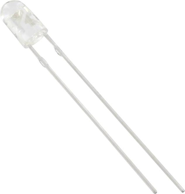 HuiYuan 3234R1C-ESB-C LED s vývodmi  červená oválny 3 mm 1850 mcd 70 °, 30 ° 20 mA