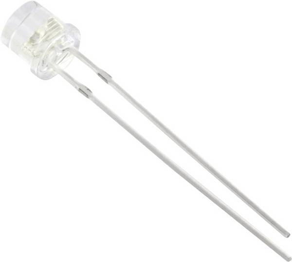 TRU COMPONENTS 1577491 LED s vývodmi červená valcový 5 mm 300 mcd 120 ° 20 mA