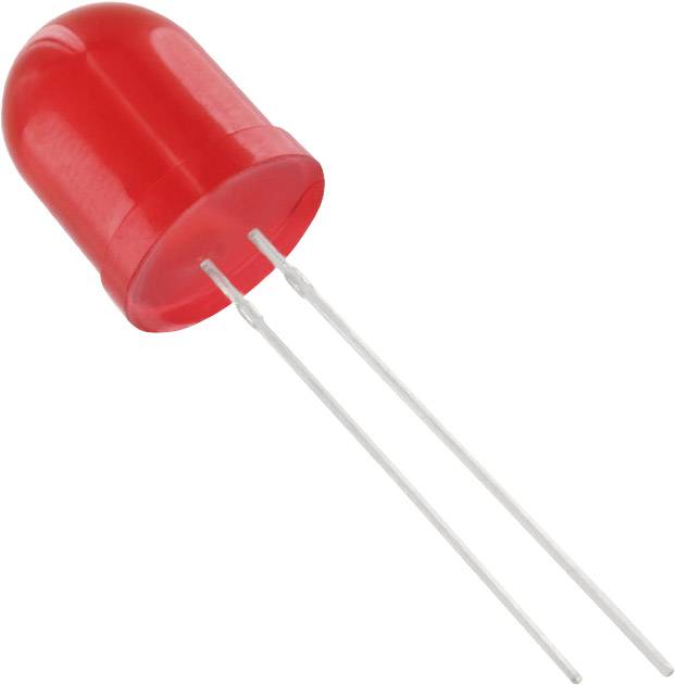 TRU COMPONENTS 1577510 Bedrade LED Rood Rond 10 mm 325 mcd 50 ° 20 mA