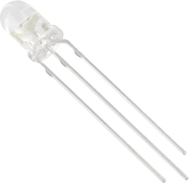 HuiYuan 5019Y1G3C-DSC Bedrade LED Geel, Groen Rond 5 mm 2200 mcd, 2650 mcd 35 ° 20 mA afbeelding