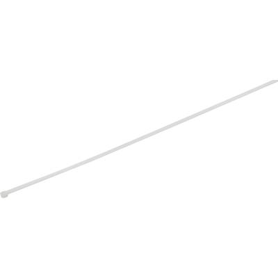 TRU COMPONENTS 1577991, sťahovacie pásky, 3.60 mm, 350 mm, biela, žiarovo stabilizované, 100 ks