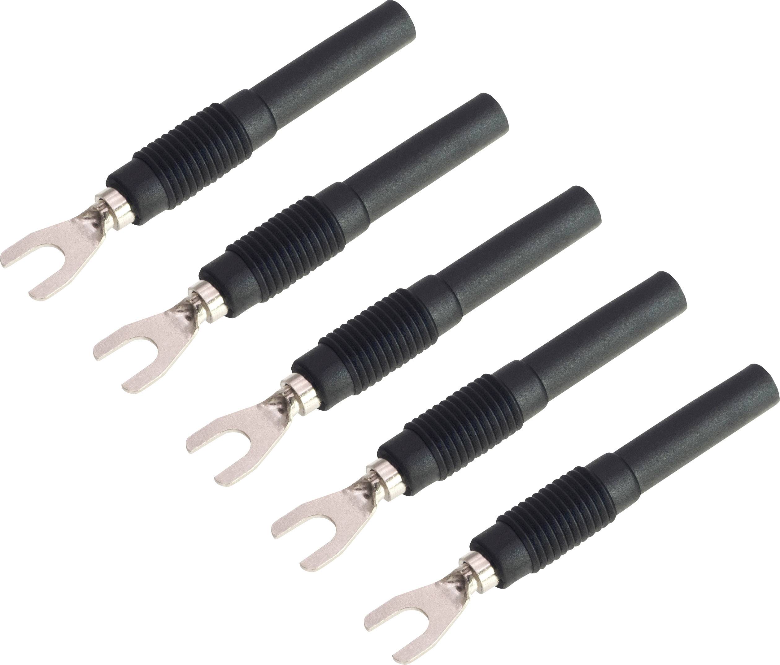 VOLTCRAFT MSK-107 Fikseringsmålesko Bøsning 4 mm - Sort