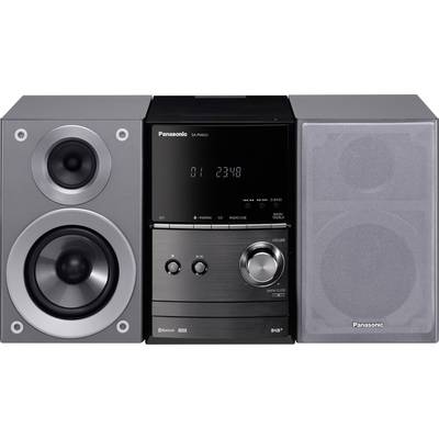 Panasonic SC-PM602EG-S stereo systém Bluetooth, DAB+, CD, UKW, USB,  2 x 20 W strieborná