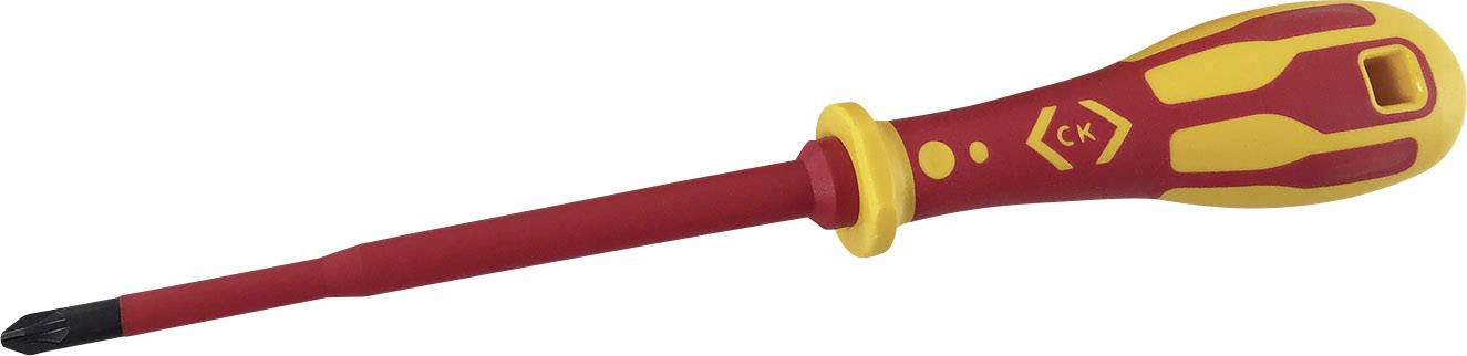C.K Dextro T49243-1 VDE Cacciavite a croce PZ 1 Lunghezza della lama: 100 mm DIN ISO 8764