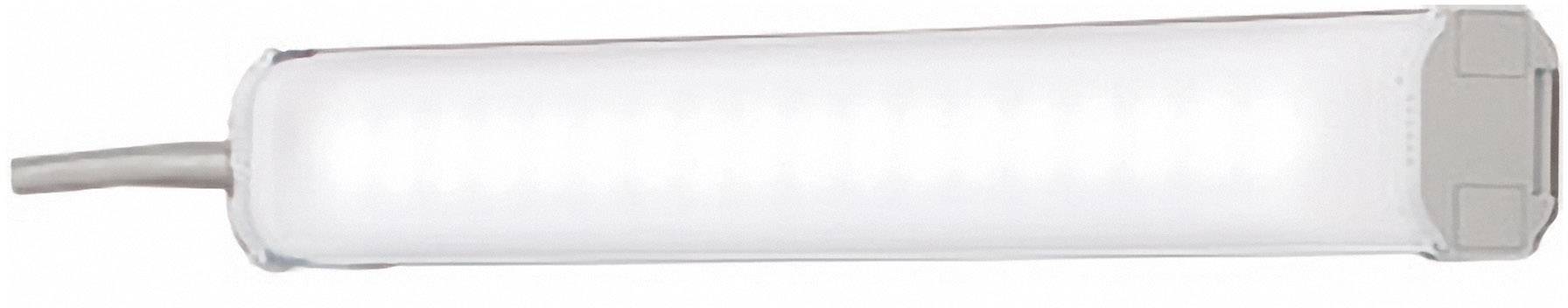 Podlhovastá LED lampa s bielym svetlom a káblom. Je valcovitého tvaru a hodí sa pre vnútornú osvetu.