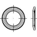 Låseskiver 8 mm 13 mm Fjederstål verzinkt 250 stk Alstertaler Schrauben & Präzisionsteile 159354
