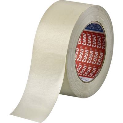 Kotúč priesvitnej lepiacej pásky so červeným logom 'tesa' v strede, mierne odlepený, na bielom pozadí.