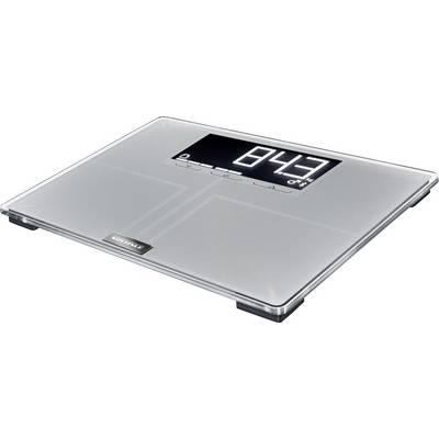 Digitálna osobná váha s veľkým, ľahko čitateľným displejom zobrazujúcim hmotnosť '84,3 kg'. Moderný, štíhly dizajn.
