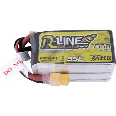 Tattu akupack Li-Pol 18.5 V 1550 mAh Počet článkov: 5 95 C SoftCase XT60