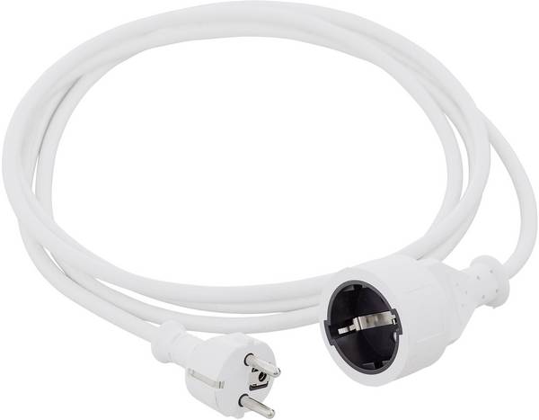 HAWA 1008290 napájací predlžovací kábel, 16 A, biela, 3.00 m