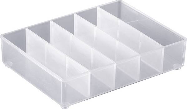 raaco  vložka do kufríka na súčiastky (d x š x v) 109 x 79 x 24 mm Priehradiek: 5  Carton