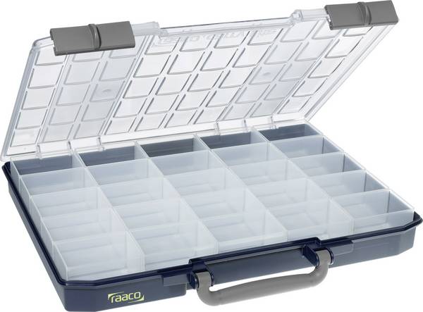 raaco Carry Lite kufrík na súčiastky (d x š x v) 330 x 415 x 57 mm Priehradiek: 25 pevné rozčlenenie Box