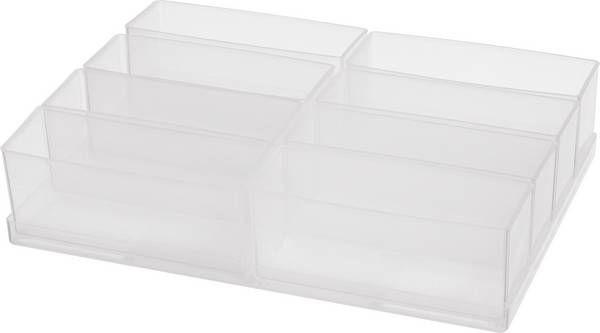 raaco A 9-2 vložka do kufríka na súčiastky (d x š x v) 220 x 160 x 47 mm Priehradiek: 8 pevné rozčlenenie Piece